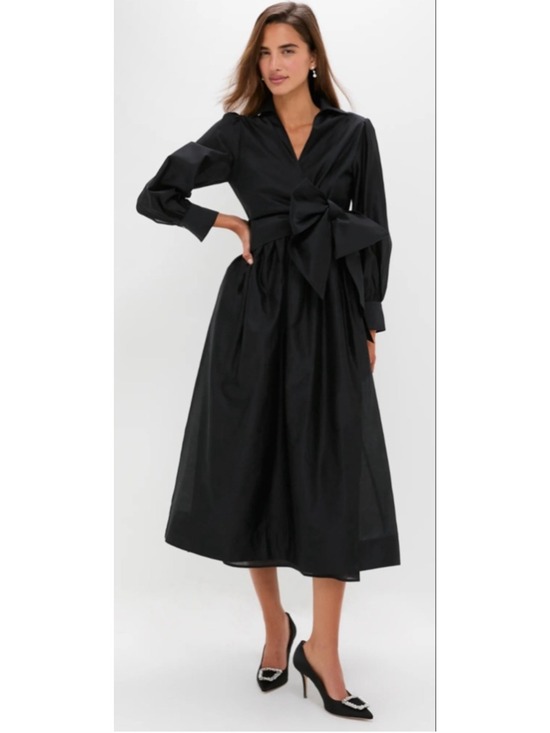 Tuckernuck Dresses & Skirts - NWT Tuckernuck Black Tie Front Bow Bea Maxi Dress S